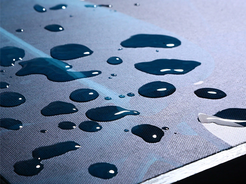 Quality printing and water-resistant surface