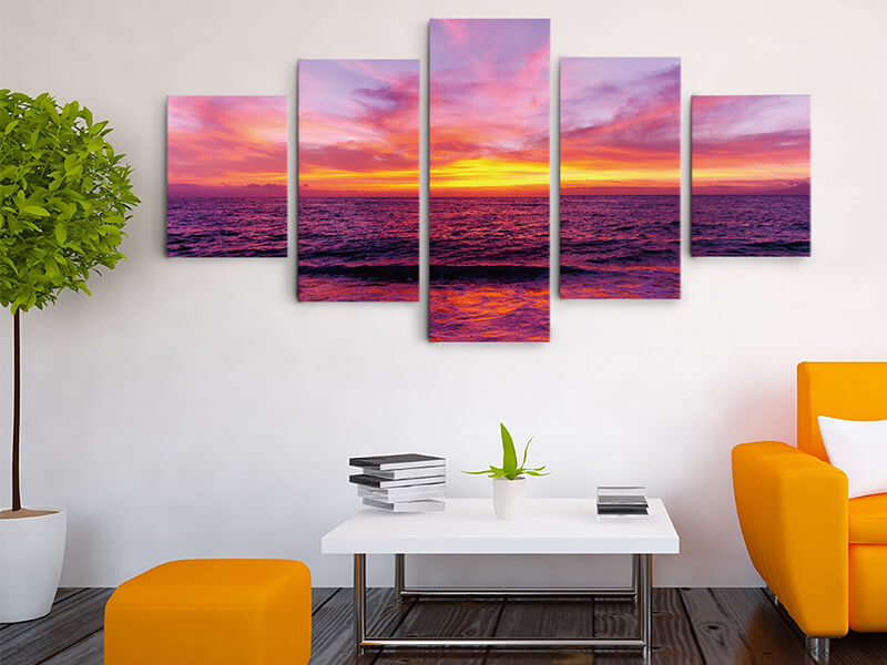 Beautiful Sunrise Canvas Art Set For Wall Decoration
