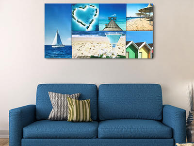 Beautiful Sea Landscape Six Canvas Art Set For Wall Decoration