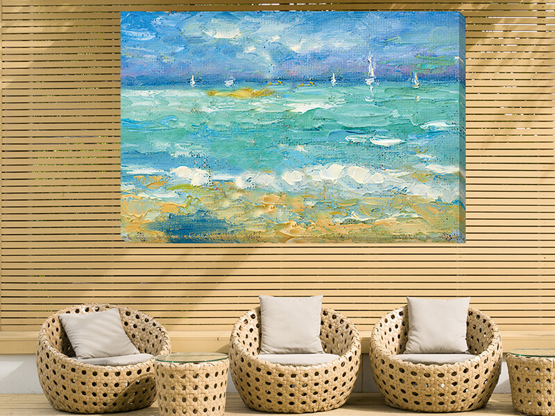 Outdoor Canvas Art  waterproof canvas  Outdoor art  for all weather perfect for decorating patios, courtyards, sun rooms, gardens, exterior walls, verandas, fences and other outdoor places