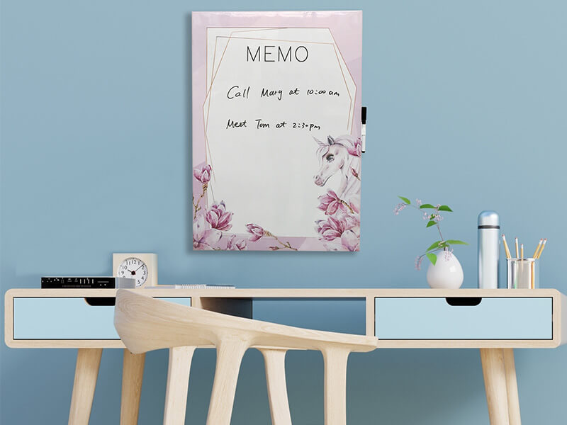 Weekly Planner Erasable Canvas Magnetic Board White Board Memo Board