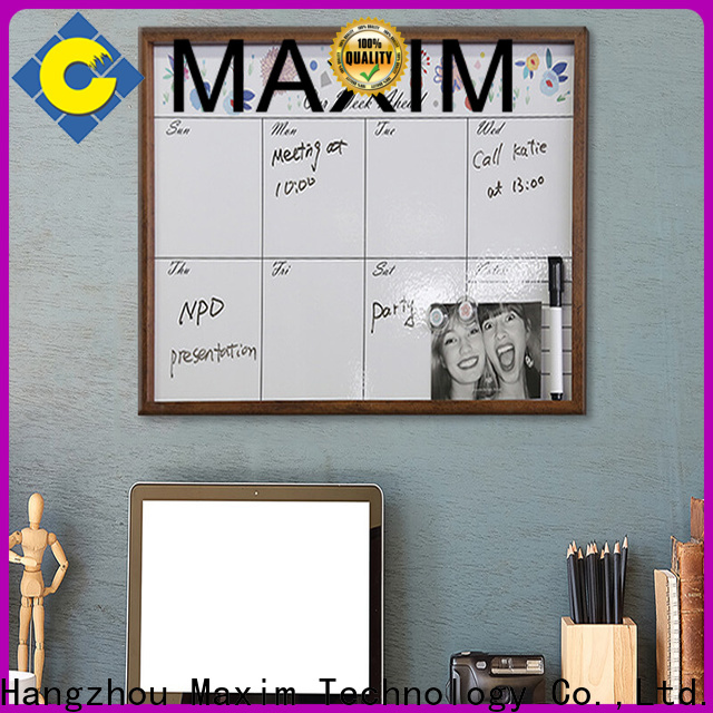 Maxim Wall Art weekly planner board design for office