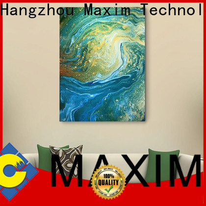 Maxim Wall Art creative gallery wrapped canvas factory price for living room