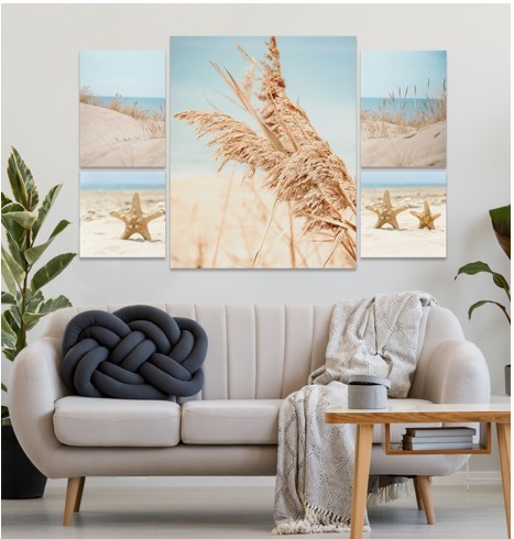 5 in 1 Canvas Art  wall canvas painting giclee digital printing set of 5 wall art perfect for office decor home decor
