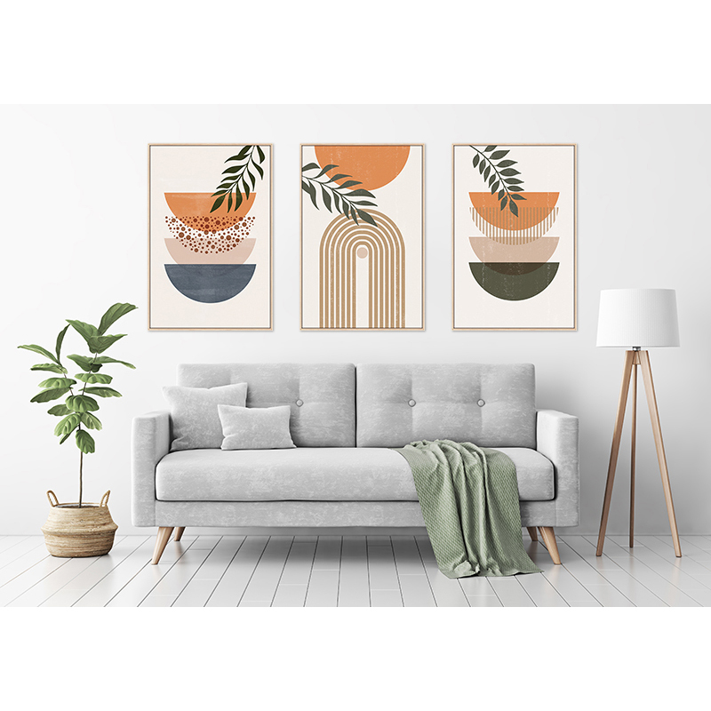 China factory high quality wall art home decoration art floating framed canvas wall pictures framed wall art living room